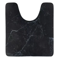 Tappeto per wc antiscivolo (45 x 50 cm) Lina Nero
