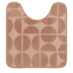 Tappeto per wc con memory foam (45 x 50 cm) Motivo Cappuccino