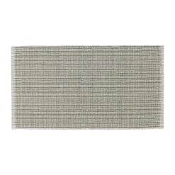 Tappeto rettangolare in cotone (45 x 90 cm) Jeanne Verde e Bianco