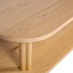 Tavolini Da Salotto-Tavolino rettangolare in rovere (130 cm) Oakland