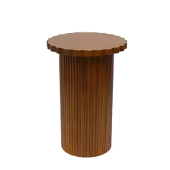 EMINZA Tavolini-Tavolino rotondo in legno (H58 cm) Rockport