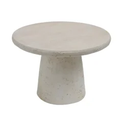 EMINZA Tavolini-Tavolino rotondo in magnesio ossidato (H41,9 cm) Nuvian Effetto