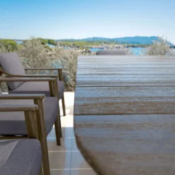 Tavolo da giardino legno teck 8 posti (260 x 100 cm) Cap Ferrat Marrone scuro