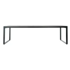 Tavolo da giardino 10 posti Alluminio/Ceramica Kore (240 x 120 cm) Grigio antracite