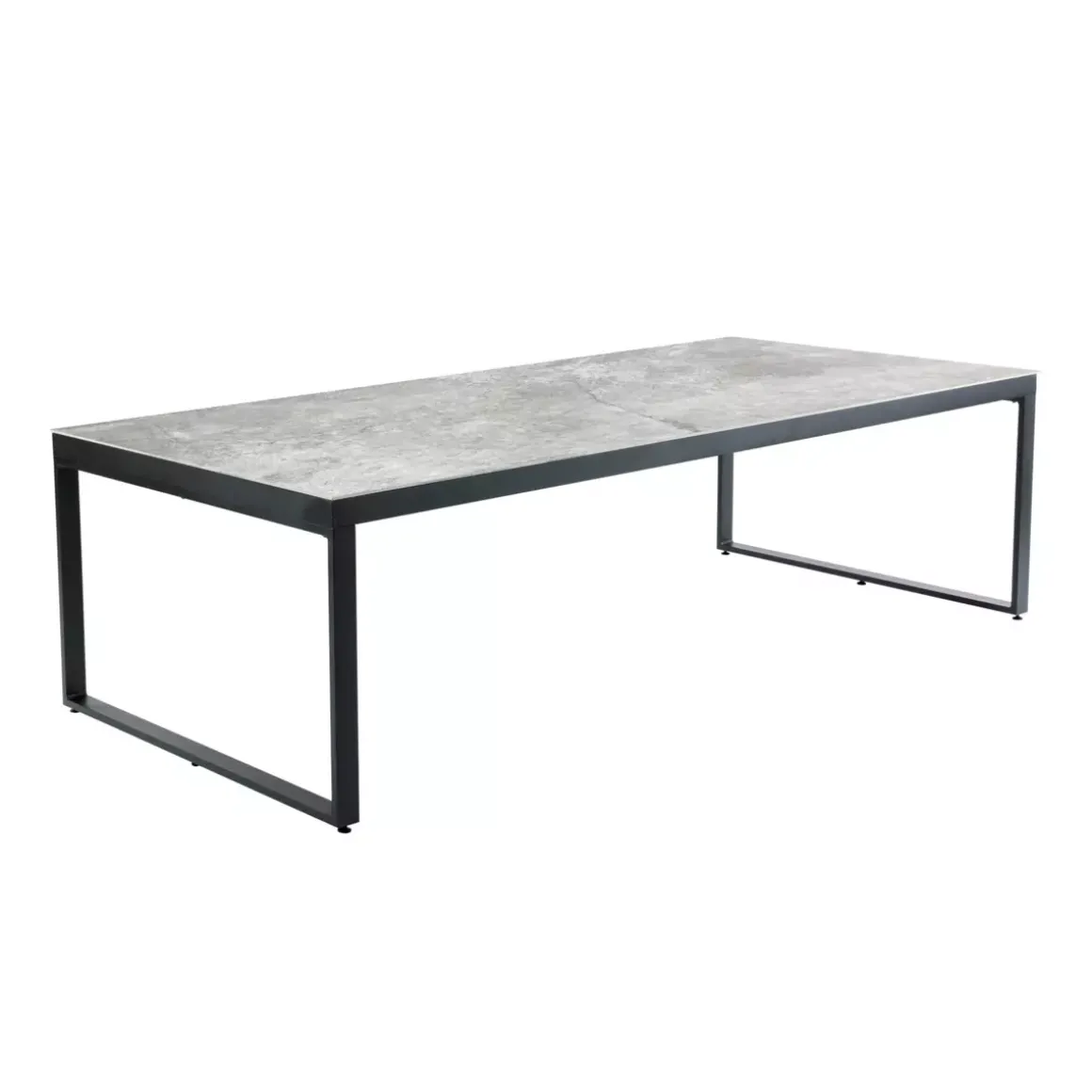 Tavolo da giardino 10 posti Alluminio/Ceramica Kore (240 x 120 cm) Grigio antracite