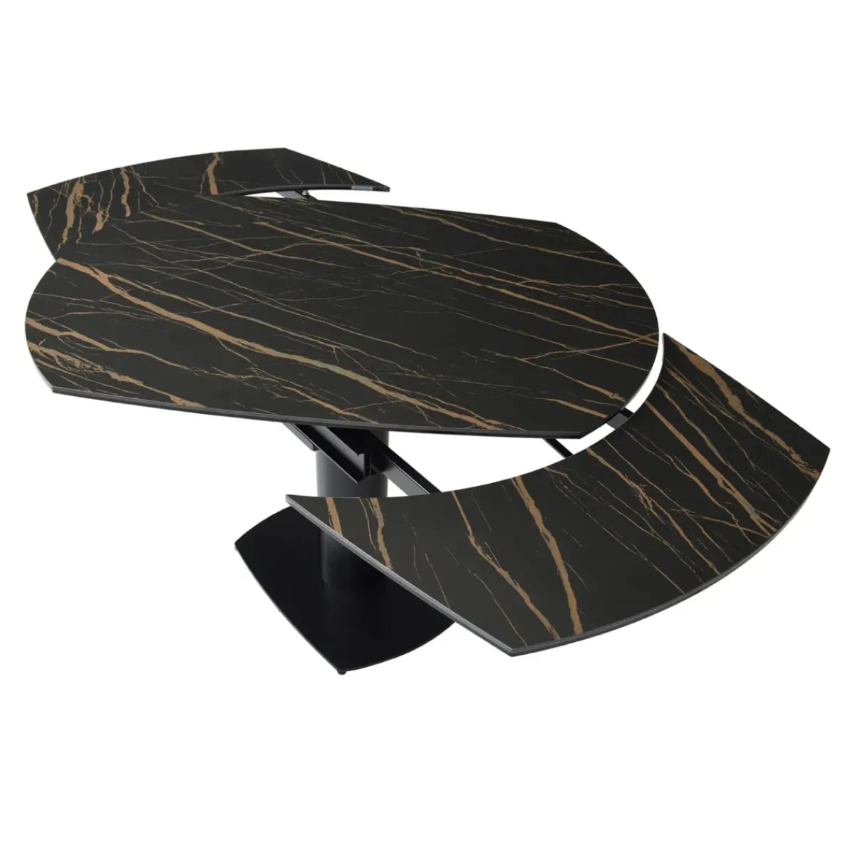 Tavoli Da Pranzo-Tavolo rettangolare allungabile con prolunga in ceramica (120 cm) Kryo