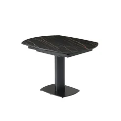 Tavoli Da Pranzo-Tavolo rettangolare allungabile con prolunga in ceramica (120 cm) Kryo