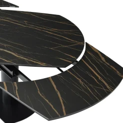 Tavoli Da Pranzo-Tavolo rettangolare allungabile con prolunga in ceramica (120 cm) Kryo