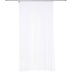 Tenda a fili (90 x H200 cm) Tinta unita Bianco
