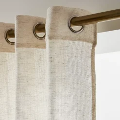 Tenda a pannello in lino effetto largo (400 x 240 cm) Luca Beige