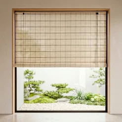 Tenda a rullo con bastoncini di bambù (180 x 180 cm) Bali Naturale