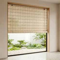 Tenda a rullo con bastoncini di bambù (180 x 180 cm) Bali Naturale