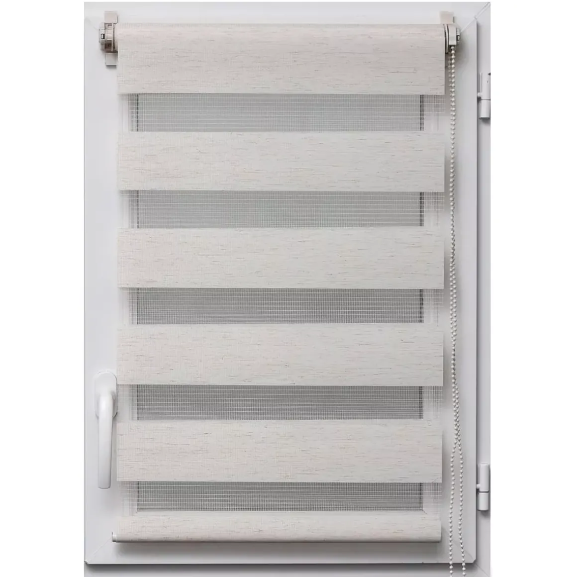 Tenda a rullo Giorno/Notte (75 x 250 cm) Beige sfumato