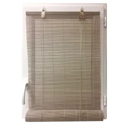 Tenda a rullo in legno (40 x 180 cm) Bambù Grigio