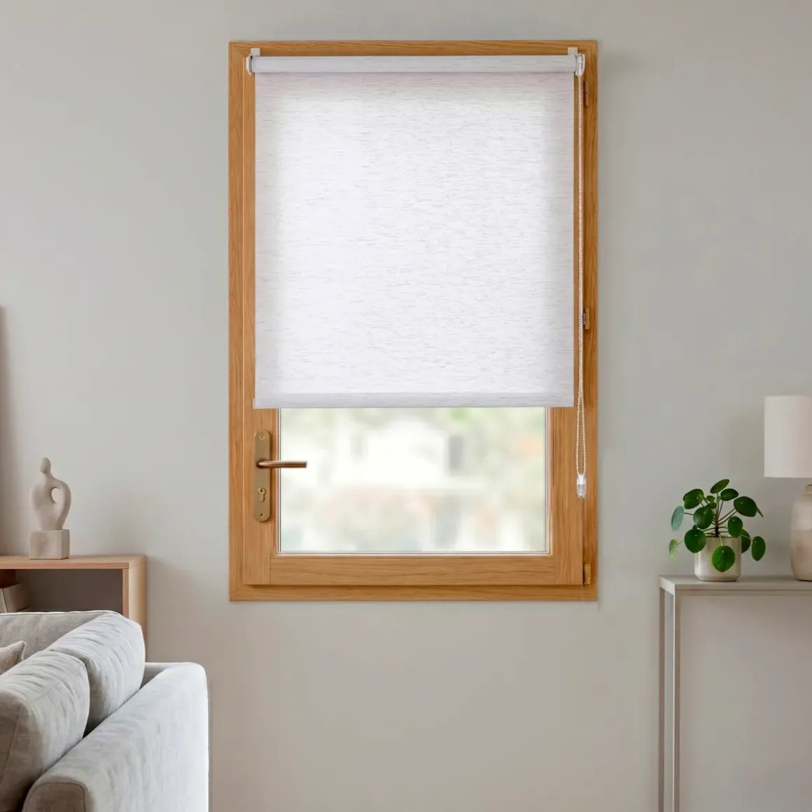Tenda a rullo oscurante (60 x 150 cm) Pure Beige mélange