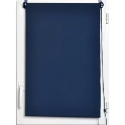 Tenda a rullo oscurante (45 x H180 cm) Uni Blu