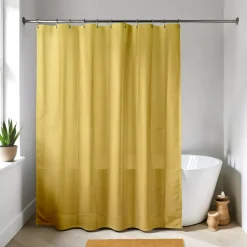 TENDANCE Accessori Bagno-Tenda da doccia ad anelli (180 x 200 cm) Unita