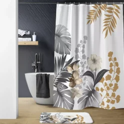 douceur d'intu017drieur Accessori Bagno-Tenda da doccia con anelli (180 x 200 cm) Kelly