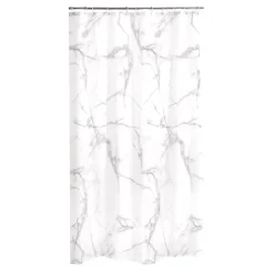 douceur d'intu017drieur Accessori Bagno-Tenda da doccia con anelli (180 x 200 cm) Marmo