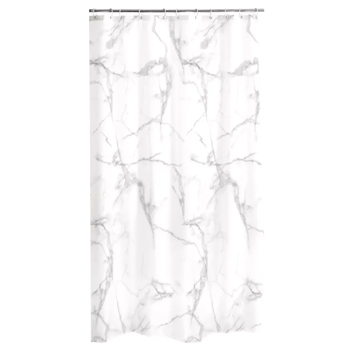 douceur d'intu017drieur Accessori Bagno-Tenda da doccia con anelli (180 x 200 cm) Marmo