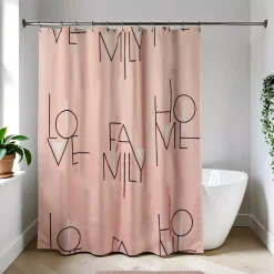 TENDANCE Accessori Bagno-Tenda da doccia in Peva (180 x 180 cm) Minimalist cipria