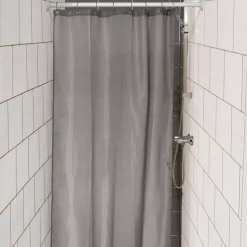 TENDANCE Accessori Bagno-Tenda da doccia stretta speciale doccia (120 x 180 cm) Unita Grigia