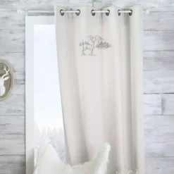 Tenda effetto lana (135 x 260 cm) Planay Ecru