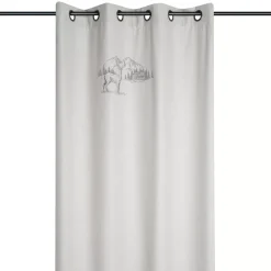Tenda effetto lana (135 x 260 cm) Planay Ecru