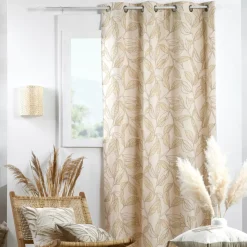Tenda in cotone (140 x 260 cm) Hemera Tortora