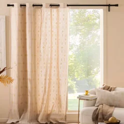 Tenda in cotone (140 x 240 cm) Ondine Bianco