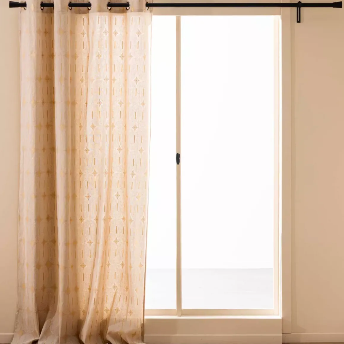 Tenda in cotone (140 x 240 cm) Ondine Bianco