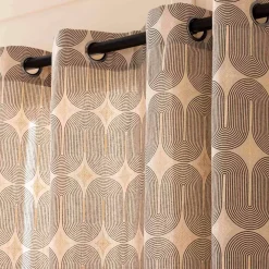 Tenda in cotone (140 x 280 cm) Ondine Nero