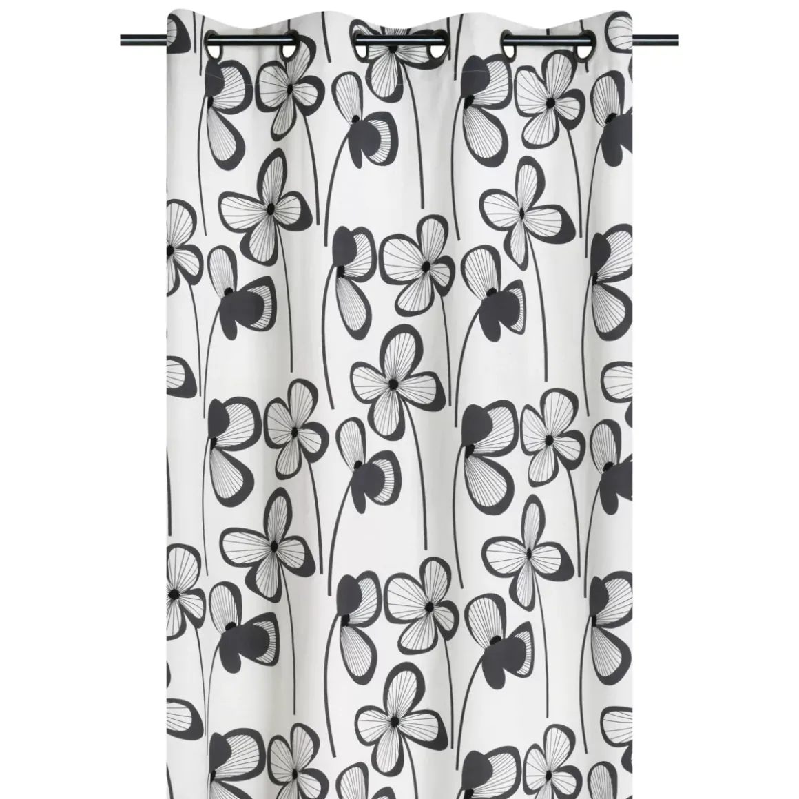 Tenda in cotone (140 x 260 cm) Tilda Grigio