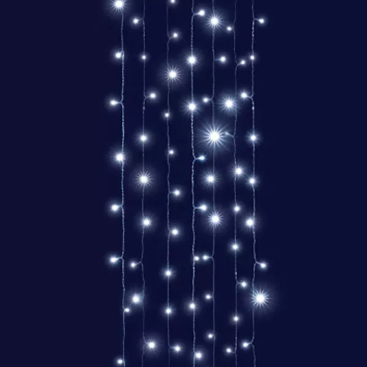 BLACHERE Ghirlande Di Luci-Tenda luminosa interconnettibile H2 m L2 m 96 LED Caduta di neve