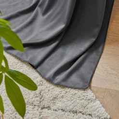 Tenda lyocell Tencel™ regolabile (140 x max 270 cm) Olivia Grigio granito