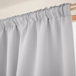 Tenda oscurante a passanti nascosti (140 x 260 cm) Dark Grigio chiaro