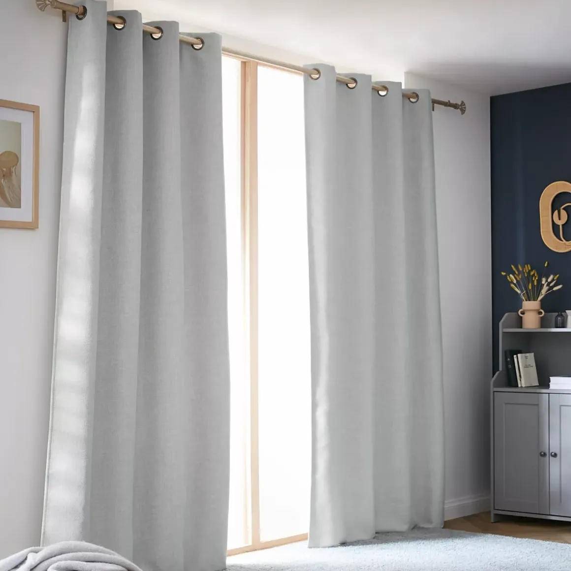 Tenda oscurante termica (140 x 240 cm) Alba Grigio