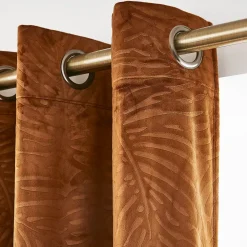 Tenda oscurante velluto (140 x 240 cm) Fern Camel