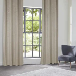 Tenda oscurante velluto (135 x 260 cm) Yupi Beige lino