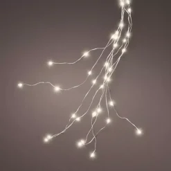 KAEMINGK Ghirlande Di Luci-Tenda per albero Alt.1,80 m Bianco caldo 408 LED