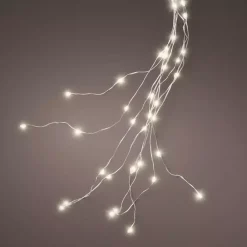 KAEMINGK Ghirlande Di Luci-Tenda per albero Alt.2,40 m Bianco caldo 832 LED