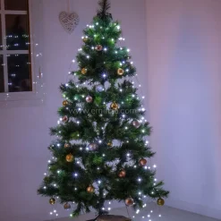 KAEMINGK Ghirlande Di Luci-Tenda per albero Alt.2,40 m Bianco freddo 832 LED