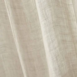 Tenda regolabile in lino lavato (140 x max 270 cm) Louise Beige