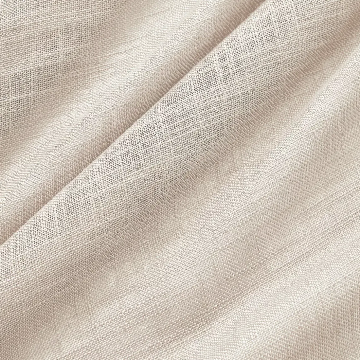 Tenda trasparente con effetto lino e passanti nascosti (280 x 240 cm) Robin Beige