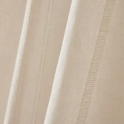 Tenda trasparente con occhielli (280 x 240 cm) Leontine Beige