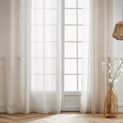 Tenda trasparente con occhielli (140 x 240 cm) Arthur Beige