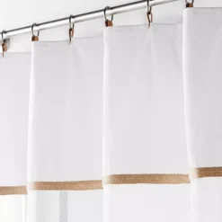 Tenda trasparente (140 x 240 cm) Leana Bianco