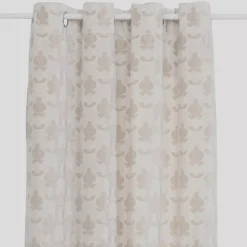 Tenda velluto (140 x 260 cm) Luna Ecru
