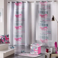 Tenda (140 x 240 cm) Girly London Bianco