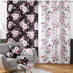 Tenda (140 x 240 cm) Velvet flower Bianco